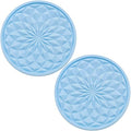 2 Pack Silicone Car Cup Holder Coaster – 2.75 Inch Non-Slip Drink Mat, by MEAJOO