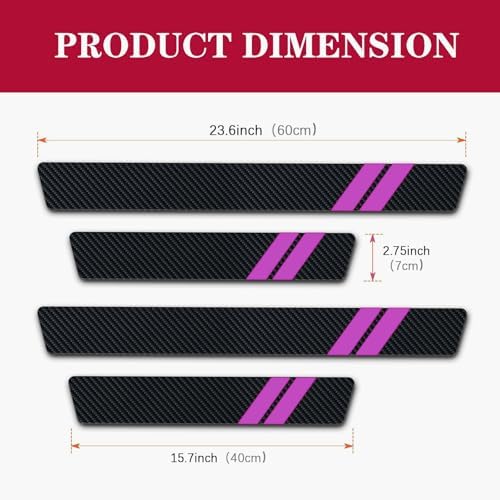 Door Sill Protector Accessories Car Door Entry Guard Sill Protector - Image 3