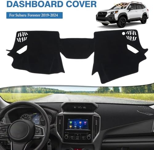 FIILINES Dash Cover for 2019-2024 Subaru Forester, Dashboard Mat Exact Fit for - Image 2