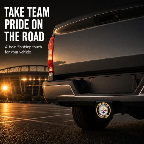 Pittsburgh Steelers Trailer Hitch Cover - Image 6