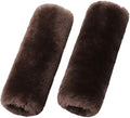 OGLAND 2 Pack Sheepskin Car Seat Belt Cover Pads | Wool Seatbelt Cushions by OGLAND