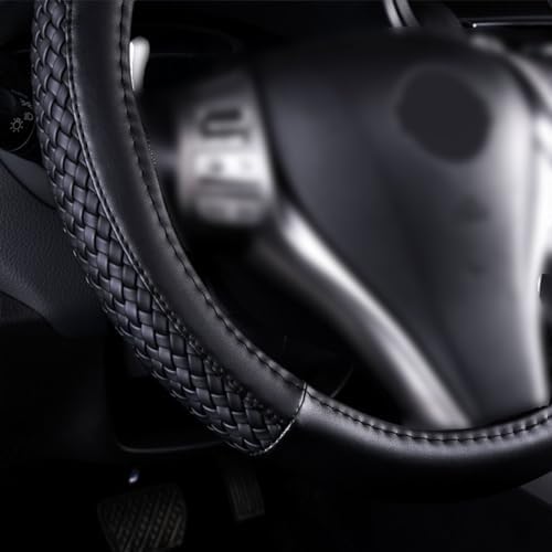 Flying Banner car Steering Wheel Cover Faux Leather Massage Universal fit 3D - Image 2