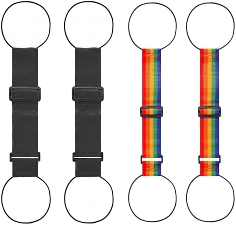 Add-A-Bag Luggage Straps 4 Pack, Adjustable Elastic Bungee Travel Suitcase by Unknown
