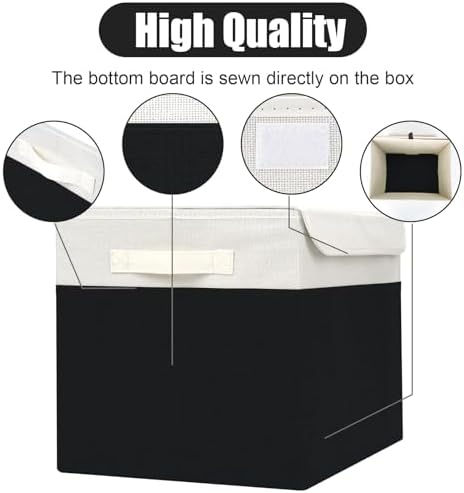Bagnizer Large 42 Quarts Fabric Storage Bins - Image 4