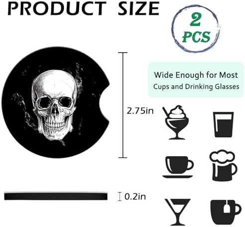 2 Pack Mandala Lotus Car Coasters - Image 5