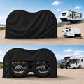 RV Tire Covers: Dual Axle Trailer Tire Cover Protect 4 Wheel 27"-30" by Unknown