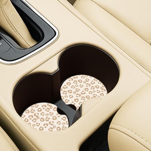 Ceramic Car Coasters – Absorbent Car Cup Holder Coaster Set - Image 6