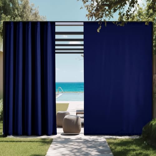 NICETOWN Canvas Rod-Free Outdoor Curtains by NICETOWN