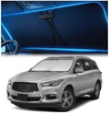 Magnelex Windshield Sun Shade for Infiniti QX60 2014-2027, Foldable Car Window by Magnelex