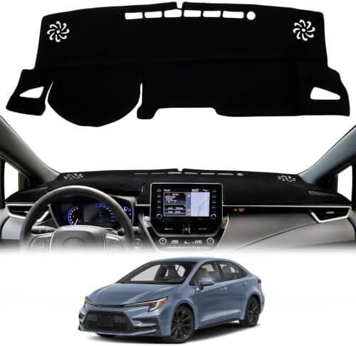 Dash Cover Mat Compatible with Toyota Corolla 2019-2026 by HPEVA