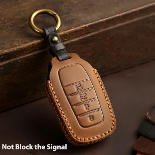 Leather Key Fob Cover, Compatible - Image 3