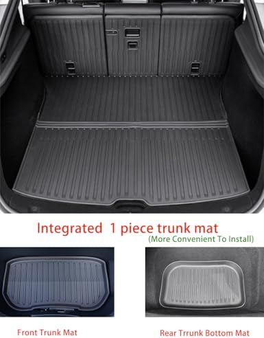 Compatible with 2026 Tesla Model Y Juniper 5 Seater Double Layer Floor Mats & - Image 5