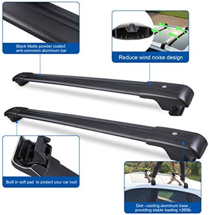 Roof Rack Crossbars Fits Forester 14-26/ Crosstrek 13-17/Impreza 12-21 - Image 5