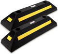 Pyle 2-Pack Heavy Duty Rubber Wheel Stops by PyleUSA