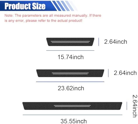 9PCS Car Door Sill Protector, Anti-Scratch Door Edge Guard - Image 2