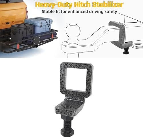 Anti Rattle Hitch Tightener Clamp Heavy Duty Steel Coated Trailer - Image 2