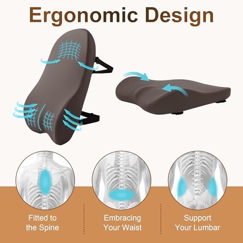 HOMBYS Extra Long Lumbar Support Pillow - Image 3