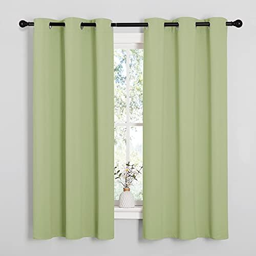 NICETOWN Nursery Curtains 63 inch Long, Thermal Insulated & Room Darkning by NICETOWN