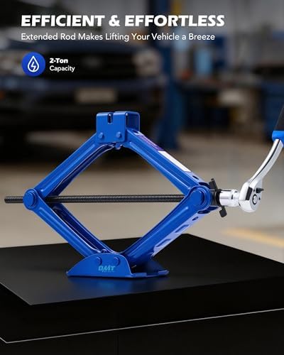 OMT 2 Ton Scissor Jack, 4409 Lb. Portable Kit - Image 4