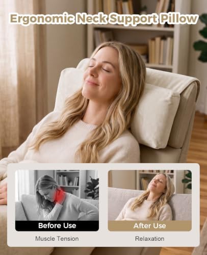Headrest Pillow Adjustable Non-Slip Velvet - Image 3