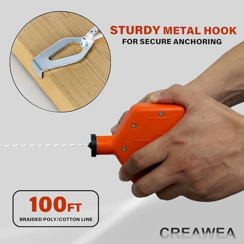 4PCS Heavy Duty Chalk Line, Professional Construction Marking Tool, 100-Foot - Image 5