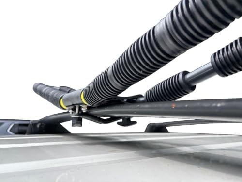 Suspenz Kayak Roof Rack with Tie Down Straps, EZ Roller V-Rack Car Top Carrier - Image 3
