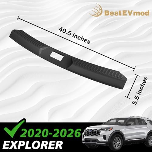 BestEvMod for 2020-2026 Explorer Upgrade Rear Bumper & Trunk Sill Cover - Image 2
