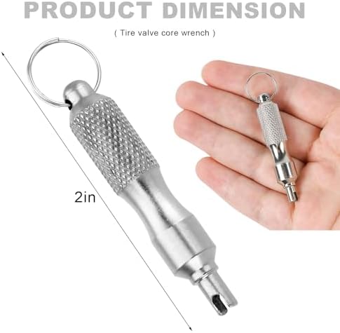 2 PCS Tire Valve Core Removal Tool, Rust Proof Stainless Steel Valve Core - Image 2
