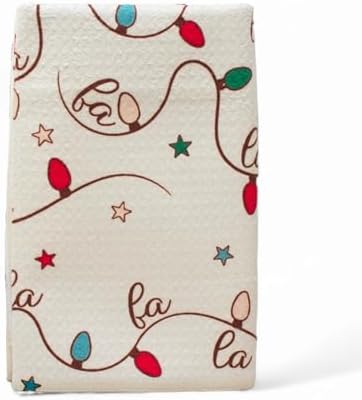 Flourish Wildflowers Microfiber Kitchen Towels | Waffle Fabric Tea Towel| Super by FlourishPetProducts