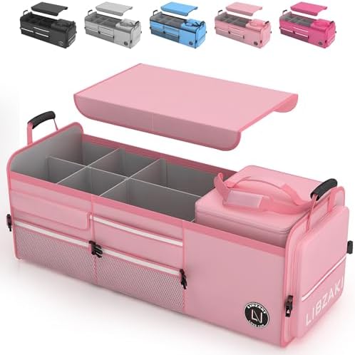 LIBZAKI Oversize 4 in 1 Car Trunk Storage Organizer by LILIBZAKI