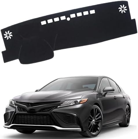 Dashboard Mat Cover for Toyota Camry 2024 2023-2018 Without HUD Nonslip Center by BOLTRY