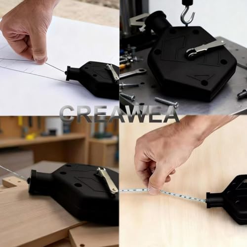 4PCS Heavy Duty Chalk Line, Professional Construction Marking Tool, 100-Foot - Image 7