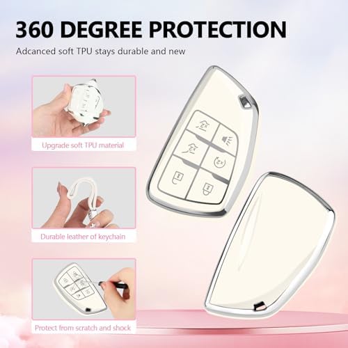for Chevy Key Fob Cover, 6 Button TPU Protection Case - Image 4
