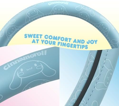 Cinnamoroll Steering Wheel Cover, Official Sanrio Car Steering Wheel Cover - Image 5