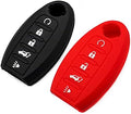 Silicone Key Fob Cover Fit for Nissan Armada Murano Rogue Maxima Altima by EYANBIS