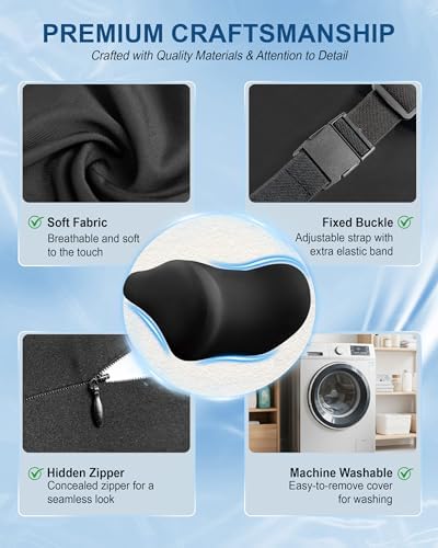 Allaboutsla 2-Pack Car Neck Pillow, Car Headrest Pillow - Image 6
