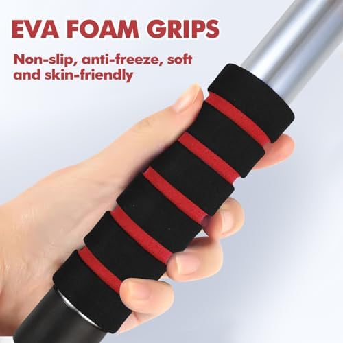 Hovom Ice Scraper for Car Windshield Window, Scratch Free Silicone Ice Snow - Image 4