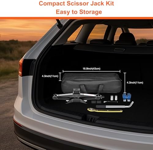 SPECILITE 3T Scissor Jack Car Tire Changing Emergency Kit - Image 6