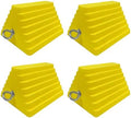 ROBLOCK 4 Packs Wheel Chocks Heavy Duty Yellow by ROBLOCK