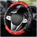 Bling Car Steering Wheel Cover, 15 Inch Diamond Leather Anti-Slip Auto Steering by Unknown