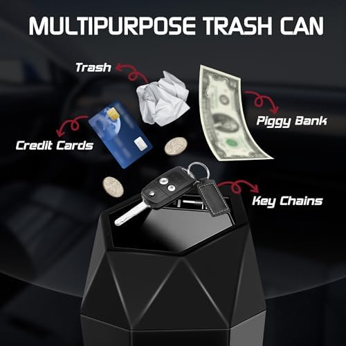 Car Trash Can with Lid, 15 Additional Trash Bags - Image 6