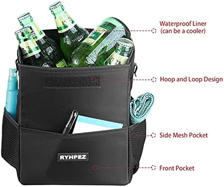 Ryhpez Car Trash Can with Lid - Image 5