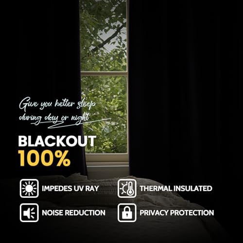 Yakamok Lilac 100% Blackout Curtains 72 Inches Long - Image 7