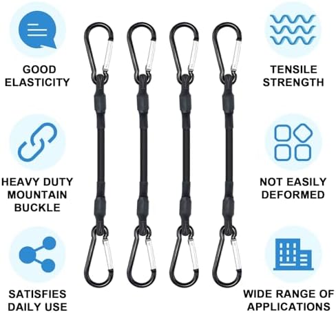 SDTC Tech 8IN Mini Short Bungee Cords - Image 4