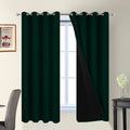 Yakamok Pine Tree Green 100% Blackout Curtains 63 Inches Long 52" Wide by Yakamok