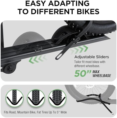 Young 100LBS. Capacity Aluminum 1-Ebike Rack - Image 5