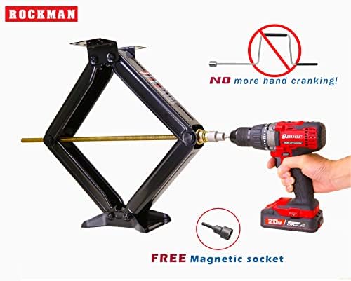 ROCKMAN RV Trailer Stabilizer Scissor Jacks 24" 5000lbs Set2 - Image 3
