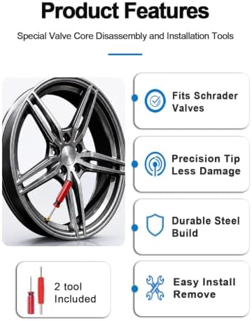 Riseuvo 36Pcs Tire Valve Stem Removal Tool Kit - Image 4