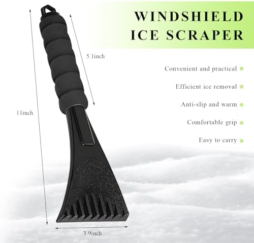 Ice Scraper for Car Windshield, Scratch-Free Auto Window Snow Scraper - Image 2