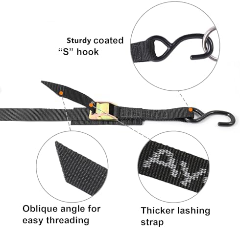Ayaport Cam Buckle Tie Down Straps 10 feet - Image 5